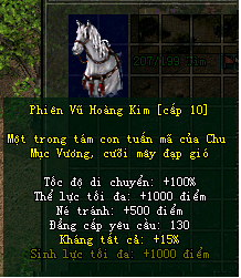 Phần thưởng cấp 130